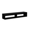 59" Floating TV Stand with Open Shelves, TV Console Table with Media Compartments, and Cable Management for Living Room and Bedroom - 2 of 4