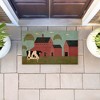 Stupell Industries Nellies Barn Cow Printed Outdoor Door Mat, design by Warren Kimble, 18"x30" - 3 of 4