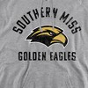 University Of Southern Mississippi Official Golden Eagles Logo Adult Pull-Over Hoodie - 2 of 4