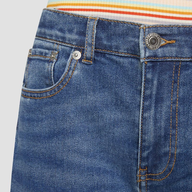 Levi's® Girls' High-Rise Mini Mom Jeans - Dark Wash, 5 of 11