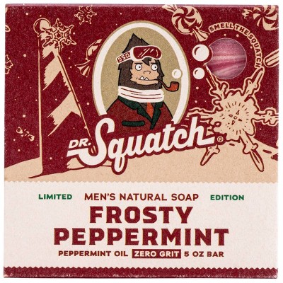 Dr. Squatch - Natural Bar Soap - Frosty Peppermint - Limited Scent - 5 oz.