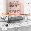 Kids Toy Storage Organizer with 3 Removable Drawers and 4 Open Cubbies, Multifunctional Bookshelf and Floor Cabinet for Nursery, Playroom and Bedroom - 4 of 4