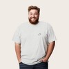 Dalix Ghost Embroidered Soft Cotton Short Sleeve T Shirt Mens - 3 of 4
