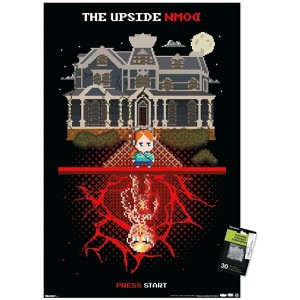 Trends International Netflix Stranger Things: Season 5 (2025) -16-Bit Upside Down Unframed Wall Poster Prints - 1 of 4