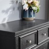 Okak 6-Drawer Tall Dresser for Bedroom with Vintage Simple Handles,Chest of Drawers Closet Storage Cabinet Organizer for Living Room, Hallway - 4 of 4