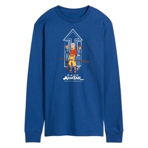 Men's - Avatar: The Last Airbender - Trio Long Sleeve Graphic T-Shirt - 1 of 4