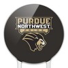 Purdue University Northwest Primary Logo Acrylic Cake Topper Party Decoration for Wedding Anniversary Birthday Graduation - 3 of 4