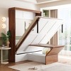 Whisen Full Size Murphy Bed with Foldable Desk, Space Saving Wall Bed - 4 of 4