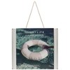 Sunnylife: Slim Tube Pool Ring - Rustico Driftwood Stripe, 35", Inflatable Float - 2 of 4