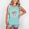 Simply Sage Market Soccer Mama Game Day Coquette Garment Dyed Tank - 2 of 3