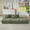 Dolonm 107.50 "Large-sized Compression Boneless Sofa , Modular sofa Chenille Fabric, No Assemble, 3 Seats, Space Saving, Bedroom Living Room - 2 of 4