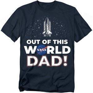 Nasa Father's Day Out Of This World Dad Adult T-Shirt - 1 of 4