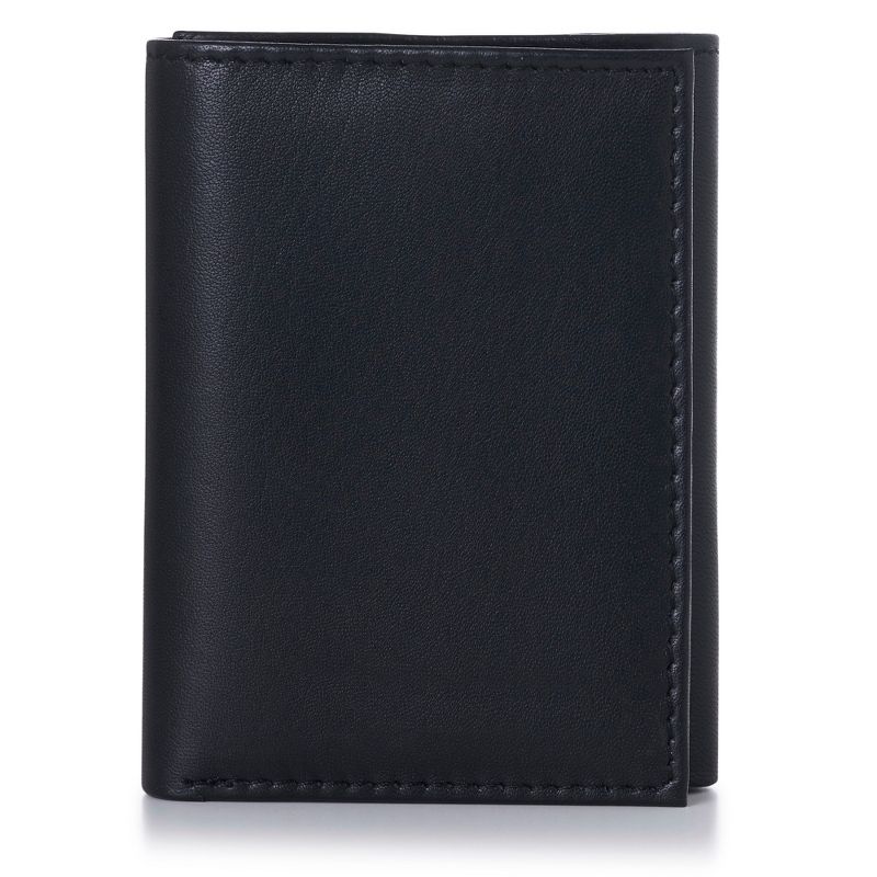 Alpine Swiss Mens Wallet Trifold Bifold Billfolds to choose from Genuine Leather Comes in Gift Bag, 1 of 10