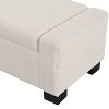 NicBex 50" Rectangular Storage Ottoman Bench,End of Bed Storage Bench with Hinged Lid,Foot Stool for Living Room,Entryway,Bedroom Furniture - 4 of 4