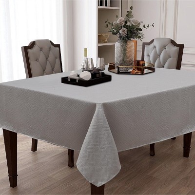 Kate Aurora Luxe Living Raised Chenille All Purpose Fabric Tablecloth