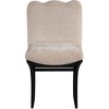 Meridina Furniture,Shaw Beige Chenille Fabric Upholstered Dining Chair - 2 of 4