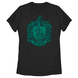 Women's Harry Potter Slytherin House Crest T-Shirt - 1 of 4