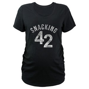 Women's Lost Gods Snacking 42 Maternity T-Shirt - 1 of 3