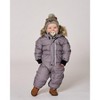 Deux par Deux Baby Unisex One-Piece Baby Original Puffy Snowsuit Gray - 2 of 4