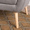 Modern Accent Chair Tufted Wooden Upholstered Club Chair for Bedroom and living room-Christopher Knight Home - 4 of 4