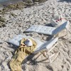 Sunnylife: Reclining Beach Chair - Casa Cream, Lay Flat & Adjustable Backrest - 3 of 4