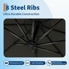 Garvee 10FT Cantilever Umbrella outdoor patio, Patio Umbrella with Lift & Tilt Adjustment, UV Protection, Fade Resistant for Deck, Pool - 4 of 4