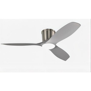 HOMLUX 52" Low Profile Ceiling Fan with Adjustable Light Remote Control,Brushed Nickel - 1 of 1