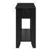 Luxystar Console Table with Three Drawers and Shelf Storage Sideboard, Black - 3 of 4