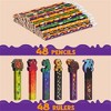 Joyfy 96 Pcs Halloween Pencils Rulers Stationery Set, Assorted 48Pcs 12 Designs Pencils, 6 Patterns Halloween Bookmarks, Party Favors Supplies - 2 of 4