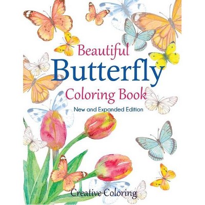 Beautiful Butterfly Coloring Book - by  Creative Coloring (Paperback)