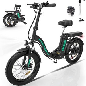 HITWAY BK6M Electric Bike: 20" Fat Tire, 750W, 48V/14Ah Battery 55-120KM - 1 of 2