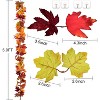 Fall Garland Maple Leaf, 5.9Ft/Piece Hanging Vine Garland Artificial Autumn Foliage Garland Thanksgiving Decor - 3 of 4
