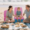 Costway Poolside Chair for Edge of Pool with Back Support & Handles Portable Picnic Chair White/Blue/Pink/Green - 4 of 4