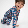 Lev Baby Boys' Bamboo Toddler Pajamas – 2-Piece firetruck Print Long Sleeve Set (2T–7/8Y) - 4 of 4