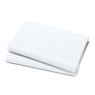 White Standard Hypoallergenic Microfiber Pillowcase Set