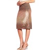 Women's Amber Ombre Sequin Midi Skirt - SKIES ARE BLUE - 3 of 4