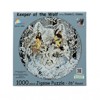 Sunsout Keeper of the Wolf 1000 pc Round  Jigsaw Puzzle 43001 - 3 of 4