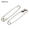 Unique Bargains Metal DIY Blankets Crafts Brooch Making Home Sewing Safety Pins 1000 Pcs - 3 of 4