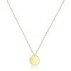 Dainty Bar & Disc Necklace for Women, Gold or Silver Elegant Fashion Jewelry - 2 of 4