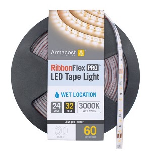 Armacost Lighting RibbonFlex Pro 24V White Outdoor LED Strip Light Tape 60LED/m Cabinet Lights - 1 of 1