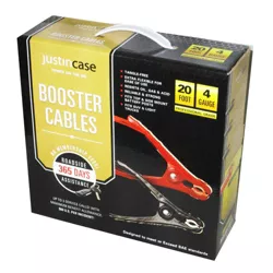 Justin Case 20ft 4 Gauge Booster Cable