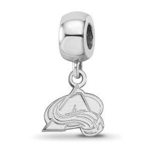 Black Bow Jewelry Sterling Silver Colorado Avalanche NHL Bead Charm - 1 of 4