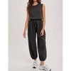 Women's Jumpin Into Spring Athleisure Jumpsuit - BluIvy L - 3 of 4