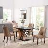 NicBex Modern Geometric Extendable Dining Table with Sturdy Base,Modern Rectangular Home Kitchen Table,Dining Room Furniture - 4 of 4