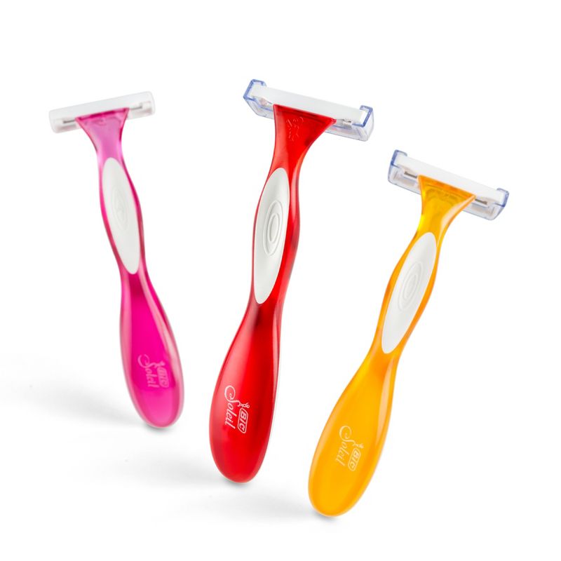 BiC Soleil Smooth Colors 3-Blade Women's Disposable Razors, 3 of 10