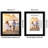 Americanflat Picture Frame with Oval Mat Insert and Shatter-Resistant Glass - Signature Collection - Photo Frame for Wall Display - 2 of 4