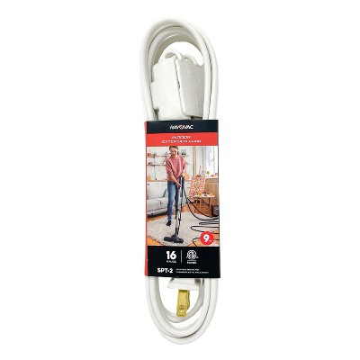 RAYOVAC® Indoor Extension Cord with Straight Plug, White