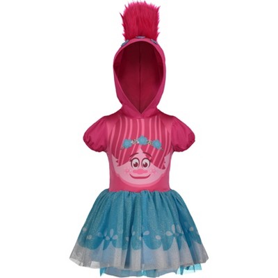 DreamWorks Trolls Poppy Baby Girls Cosplay Tulle Costume Dress Infant
