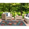 Liora Manne Marina Floral Indoor/Outdoor Rug.. - 4 of 4