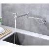 DOMETOUR Wall Mount Folding Kitchen Pot Filler Faucet - 3 of 4